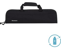 Messermeister Custom - Duurzame Messentas - 5 Vakken - 100% Gerecycled Materiaal - Zwart