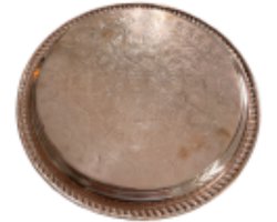 Messing Dienblad Rose M