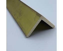 Messing Hoekprofiel - 20x20x3mm, 1000mm