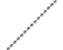 Messing kogelketting, per meter
