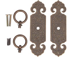 Messing Lade Ring Pull Handvatten - Antieke Stijl - Huismeubilair Hardware - Garderobe Kast - Antieke Meubels