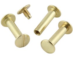 messing of vernikkeld verschillende maten, 20, 50, 100 of 1000 stuks