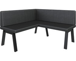 Metaal A Hoekbank voor Eetkamer en Keuken - Modern Design, Veelzijdig voor Kantoor en Receptie