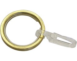 Metaal Gordijnringen voor Gordijnroedes - 20 mm Diameter - Set van 10 Stuks