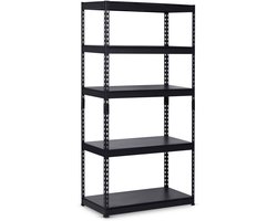 Metaal Magazijn Rek 183 x 90 x 45 cm Humberg HR-700 Zwart