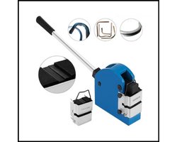 Metaalvormingsmachine 2-in-1 - Krimpen & Rekken - Handmatig - Wisselbare kaken - 16-20 gauge - Compact & draagbaar - Gietijzeren frame - Precisie bediening - Voor aluminium, staal & roestvrij staal