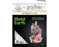 Metal Earth Harry Potter The Burrow - Bouwset voor 14+ jaar - Gedetailleerd ontwerp
