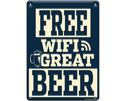 Metal signs - Free wifi