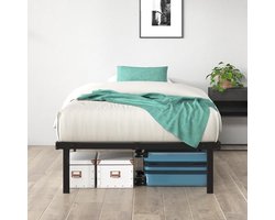 Metalen Bedframe met Opbergruimte en Hoogwaardige Ondersteuning – Inklapbaar en Eenvoudig Monteerbaar Tweepersoonsbed