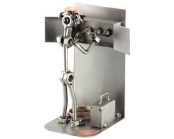 Metalen beeldje - Elektricien - Stoppenkast - Moerenbeeldje - By Rawa