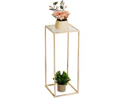 Metalen Bloemenstandaard 4 Stuks 60 cm - Plantenstandaard - Geometrische Vaasstandaards - Voor Feest & Bruiloft - Goud