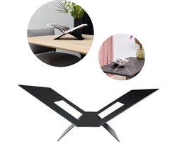 Metalen boekstandaard | Modern XL design | Bookstand | Boeksteun - boekensteun | Boekhouder - boekenhoud | Boekenstandaard Zwart