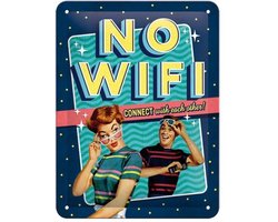 Metalen Bord 15 x 20 cm No WiFi