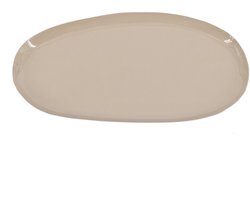 Metalen dienblad Nami glossy sand