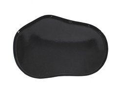 Metalen dienblad | organisch | zwart | 46,5x31x2cm