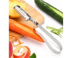 Metalen Dunschiller – Groente- en Fruitschiller – Scherp Metalen Mes – Ergonomisch – Voor Aardappelen, Wortels, Komkommer, Appels en Meer
