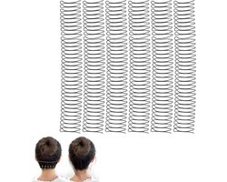 Metalen haarband voor sporten en hardlopen - antislip achterhoofdhoofdband - rekbaar en golvend ontwerp - goede grip - metaal - gemakkelijk uit te rekken - houdt haar netjes - comfortabel.