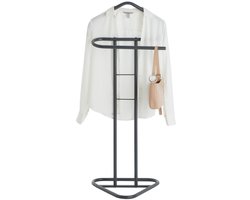 Metalen kapstok CAMILO, grijs gelakt