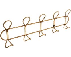 Metalen kapstokhaak met 5 haken