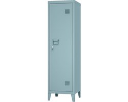 Metalen kast thuiskantoor opbergkasten met deuren en planken afsluitbare 3-deurs archiefkast organizer jas kluisjes voor kinderen