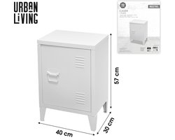 METALEN LOCKER MET 1 DEUR 40X30XH57CM