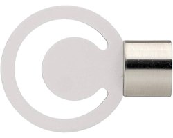 Metalen Lounge Kist - Mat Wit - Ø28