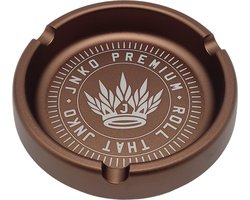Metalen Luxe Asbak | Aluminium | Brons | 10cm | Cadeau Verpakking | JNKO