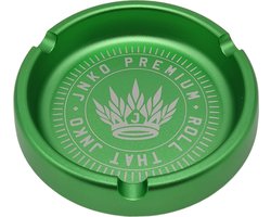 Metalen Luxe Asbak | Aluminium | Groen | 10cm | Cadeau Verpakking | JNKO