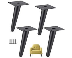Metalen Meubelpoten - 15 cm Vervangende Poten voor Diverse Meubels - Set van 4