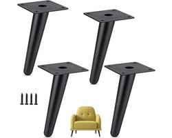 Metalen Meubelpoten - 15 cm Vervangende Poten voor Diverse Meubels - Set van 4