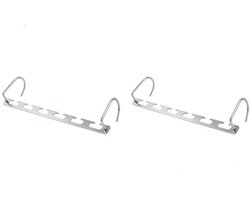 Metalen multifunctionele organizer kapstok magische kapstok met organizer (Grootte: 2 stuks)