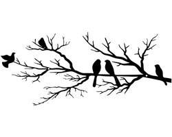 Metalen muurdecoratie vogels - levendig en stijlvol - voor huis en tuin