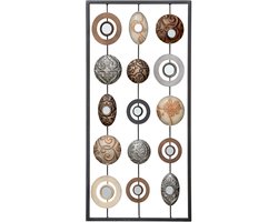 Metalen muurschildering - decoratieve wandversiering en wandsculptuur