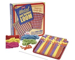 Metalen Pannenlap Loom Set in Rood - Creatief Keukenproject