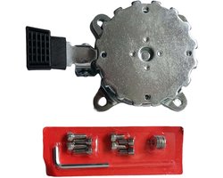 Metalen parasolvoet - Parasolonderstel - Stabiele schaduw - 360 graden draaibaar - 32 x 25 x 5 cm - Zilver