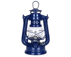 Metalen Petroleumlamp met Glazen Bol – Sfeervolle Olielamp voor Binnen & Buiten – Tafellamp en Hanglamp