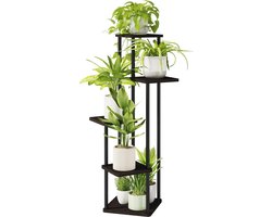 Metalen Plant Stand voor Binnen - 5-Tiers Bloemhouder voor Meerdere Planten en Decoratie