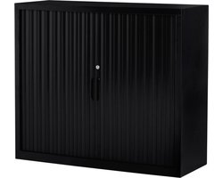 Metalen roldeurkast, Archiefkast, Kantoorkast I 104x120x43.5 cm I Grijs I RKP-104 I Povag