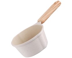 Metalen Sauspan - Oliepan Koken - Sausen Gieten - Dubbele Tuiten - 24 cm - Zoals Getoond