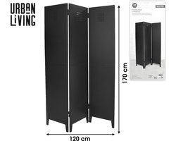 METALEN SCHERM 3 PANELEN 120XH170CM