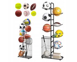 Metalen Staande Rekken Organizer voor Ballen en Sportuitrusting