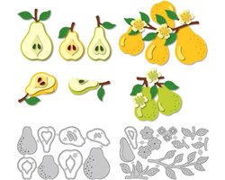 Metalen Stansmallen Peer Vorm: Voor Kaarten Maken, Decoratief Embossing en Scrapbooking