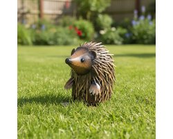 Metalen Tuinbeeld Egel 25cm - Decoratie voor Tuin, Terras & Huis