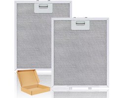 Metalen Vetfilter Voor Afzuigkap 305 X 267 X 8 Mm | Alternatief - AEG Electrolux 405525042-9 4055250429 Elica GRI0009219A KIT0010805 93952919 Whirlpool Bauknecht 48012210 2168