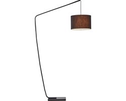 Metalen vintage booglamp zwart Vintage booglamp zwart 1-lamps Zwarte metalen booglamp vintage Eenzijdige vintage booglamp zwart Retro booglamp zwart metaal Industriële booglamp zwart vintage Zwarte vintage vloerlamp boog Booglamp zwart metaal