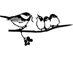 Metalen vogelsilhouet, metalen kunsttuin, metalen vogeldecoratie, metalen vogeldecoratie voor buiten in de tuin