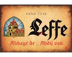 Metalen Wandbord LEFFE - Maat 30x20 cm Leuk voor in je Man/Woman Cave, Decoratie, Woonaccessoires,ManCave, WomanCave, Serre, Overkapping, Bar etc.