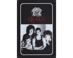 Metalen wandbord Queen - 20 x 30 cm