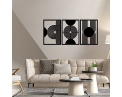 Metalen Wanddecoratie Abstract – 3D Wandkunst – Modern Design
