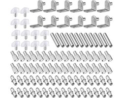 Metalen Wandplankdragers - Wandbevestiging Meubels en Kasten - Set van 5 Stuks